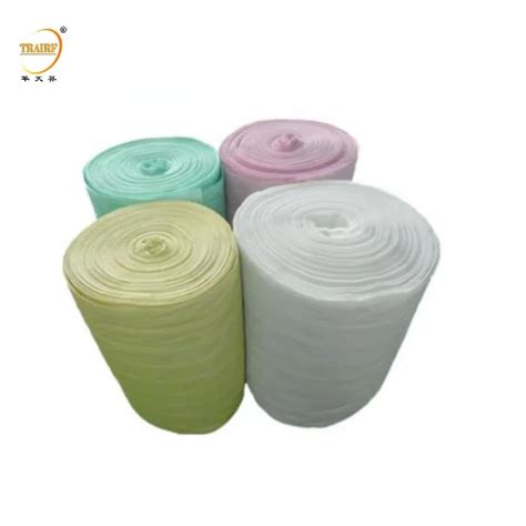 F6 Industrial Filter Media Rolls Bag Air Filter Pocket Rolls For Hvac