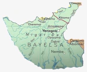 Bayelsa - Map Of Bayelsa State - Free Transparent PNG Download - PNGkey