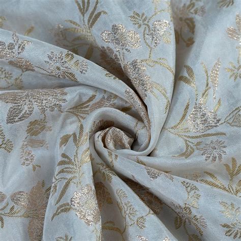 Dyeable Dola Silk Jacquard