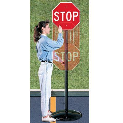 Portable Sign Stands - Height Adjustable | Seton