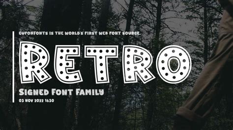 Retro Signed Font : Download Free for Desktop & Webfont