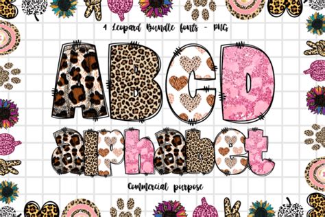 Leopard Alphabet Font Bundle Graphic By Creative Pro Svg Creative Fabrica