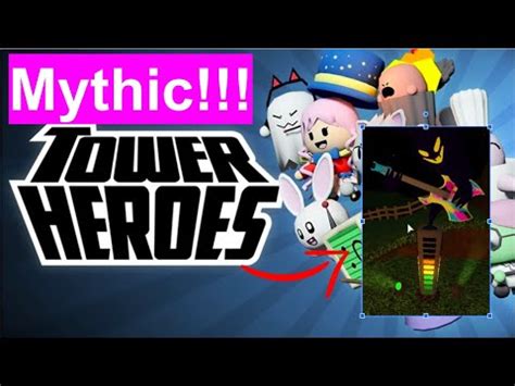 Spectre Mythic Skin Showcase Tower Heroes Roblox Youtube