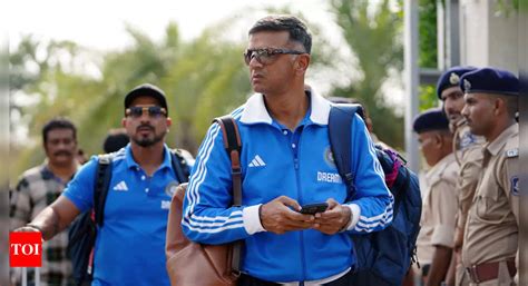 Bcci Set To Advertise For Head Coach Rahul Dravid Can Re Apply Cricket News Times Of India