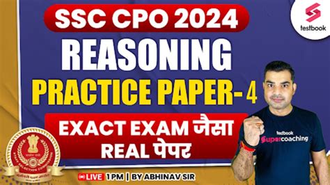 Reasoning Practice Paper For Ssc Cpo Ssc Cpo Reasoning