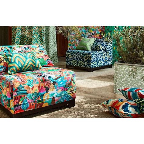 Journey Of Discovery Fabric Ionian Harissa Emerald Hqn