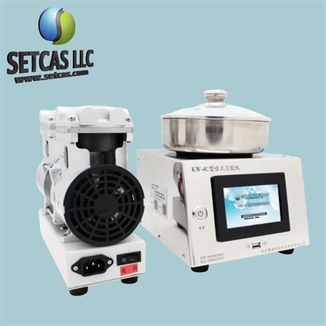 Setcas Kw 4c Spin Coater Laboratory Coating Glue Machine With Vacuum