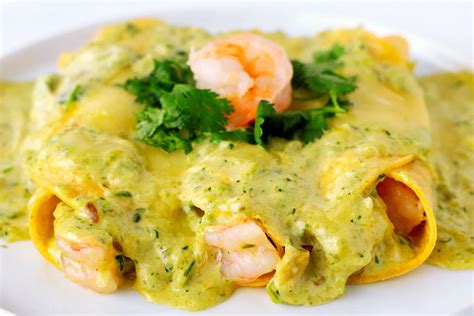 Restaurant Style Shrimp Enchiladas Recipe The Anthony Kitchen