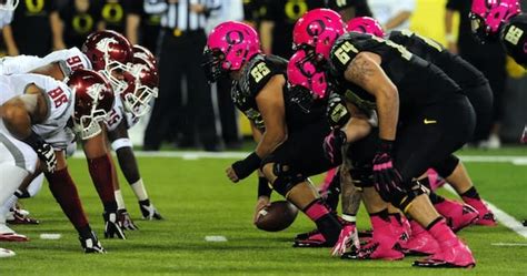 Oregon Ducks Pink Helmet