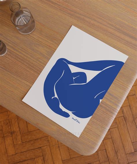 Henri Matisse Cut Outs Poster Matisse Blue Nude Art Print Nu Etsy Canada