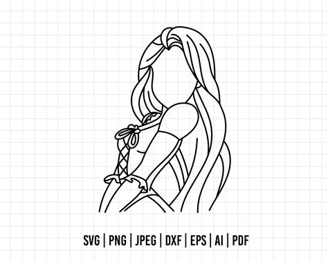 Cod59 Tangled Svg Tangled Princess Svg Rapunzel Svg Rapunzel Svg