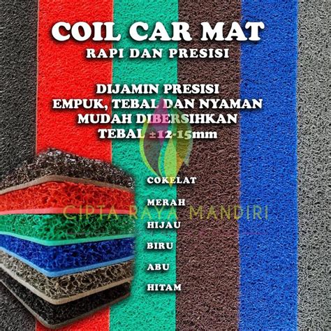 Jual Karpet Lantai Mobil Motor Mie Bihun Meteran Warna Cm