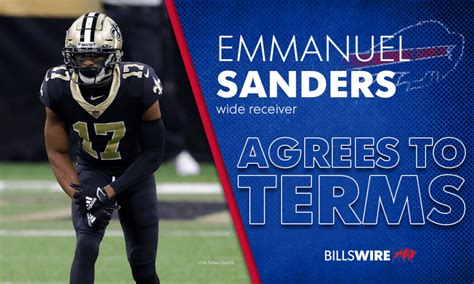 10 things to know about new Buffalo Bills WR Emmanuel Sanders