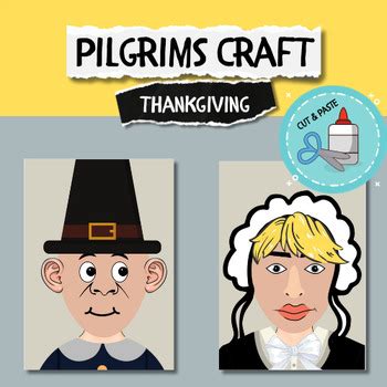 Pilgrims Craft, Fall Thanksgiving Craft, Pilgrims Activity | TPT