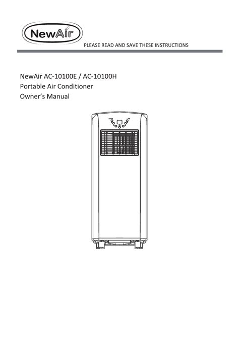 Mode Demploi Newair Ac 10100e 16 Des Pages