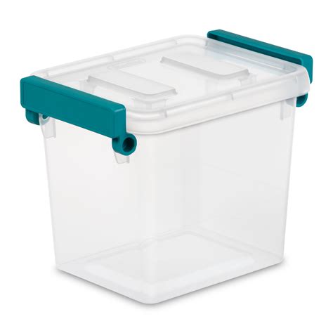 Sterilite 0.62 Gallon Modular Latch Plastic Storage Box, Clear ...