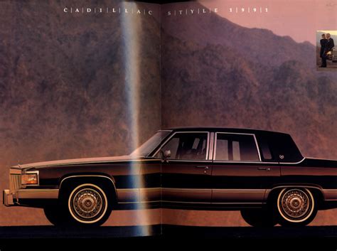 Cadillac Brochure Allante Fleetwood Eldorado De Ville Seville Brougham