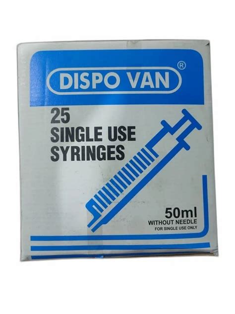 Plastic Dispo Van Single Use Syringes For Medical Size Ml At Rs