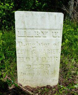 Mary Ursula Holcomb Memorial Find A Grave