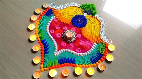 R Rangoli Design For Lakshmi Padadiwalidipawali Festivals 2018 2019