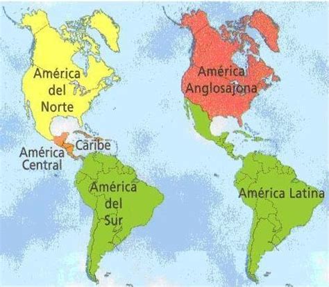 América se divide para su estudio en América del Norte América