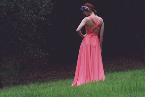 Neon Coral Dress