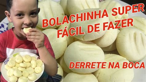 Bolachinha Super F Cil De Fazer Amido De Milho E Leite Em P Que