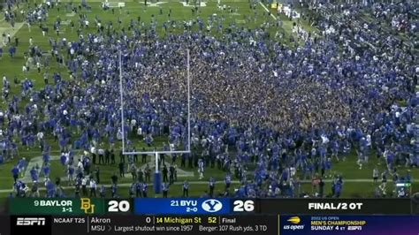 #9 Baylor vs #21 BYU Close Ending | 2022 College Football