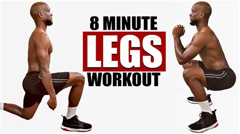 8 Minute Leg Blaster Bodyweight Workout For Stronger Sexier Legs Youtube