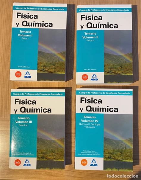 Temario Oposiciones De F Sica Y Qu Mica Comprar Libros De F Sica