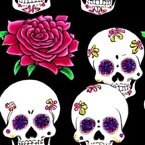 Sugar Skulls Graphic · Creative Fabrica