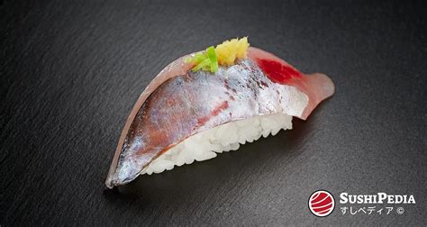 Aji Sushi 〚 Japanese horse mackerel 〛 【鰺】 (Information) - Sushipedia