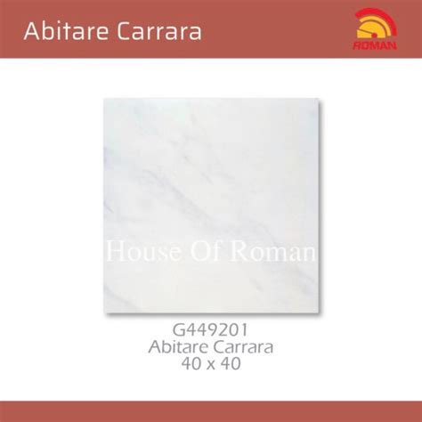 Jual Roman Keramik 40x40 Putih Cararra Keramik Lantai Carara 40x40