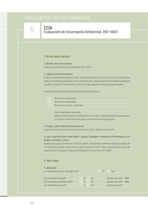 Eda evaluación desempeño ambiental iso 14031 PDF