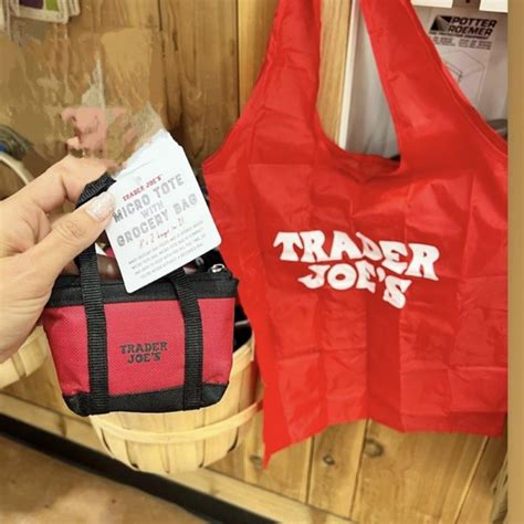 Trader Joes Bags Trader Joes Micro Tote Bag Poshmark