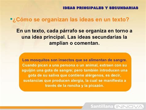 Primaria Ejemplos De Textos Para Identificar Ideas Principales Y Secundarias Nuevo Ejemplo