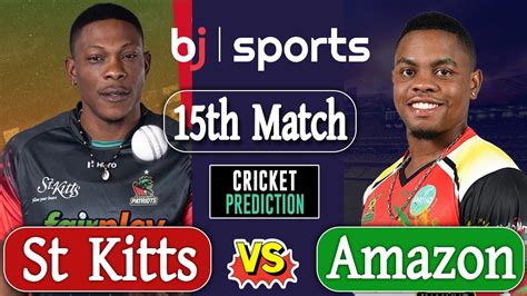 Cpl Gaw Vs Sknp Th Match Guyana Amazon Warriors Vs St Kitts