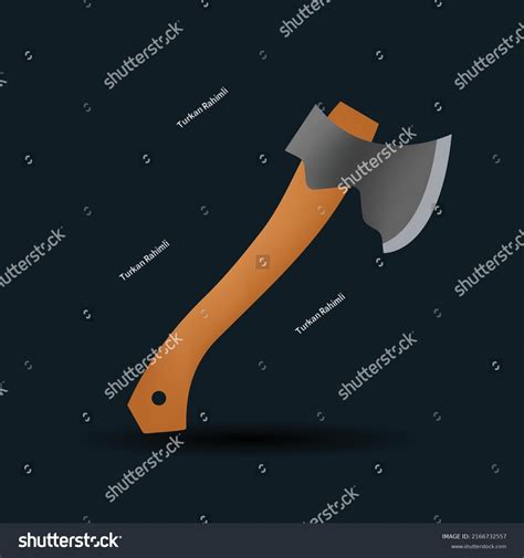 Axe Emoji Vector Illustration Isolated On Stock Vector (Royalty Free ...