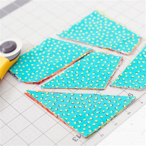 Stack And Whack Quilt Block Tutorial In 2020 Crazy Quilts Patterns