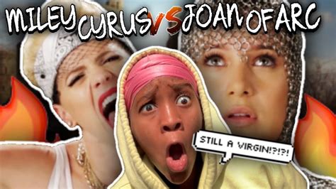 Miley Cyrus Vs Joan Of Arc Epic Rap Battles Of History REACTION