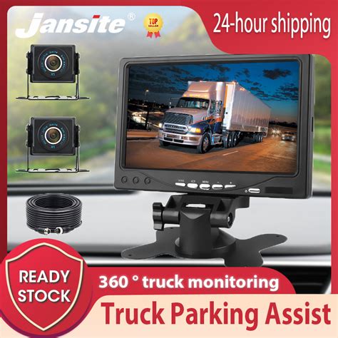 Jansite Ahd Tft Car Monitor With Channels Aviation Head Rear View