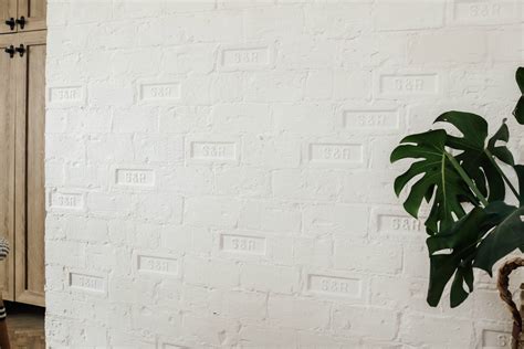 Our Brick Wall, PS- we painted it white - Nesting With Grace