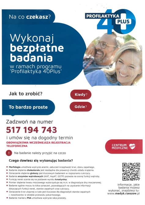 NOWA DĘBA Badania profilaktyczne dla osób po 40 roku życia iTV Wisła