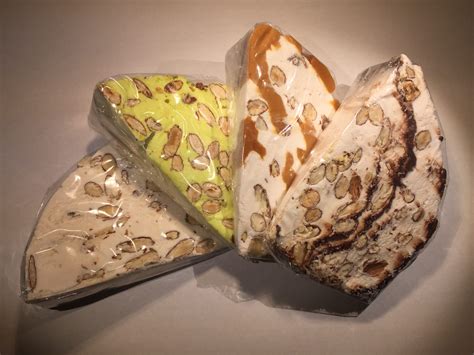 Assortiment Nougat Tendre Artisanal Amande Pistache Caramel Beurre Sal