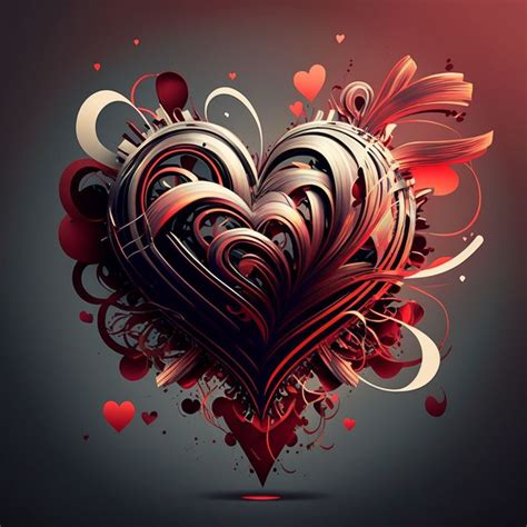 Valentine S Day Letter Art Design Heart Wallpaper Valentines Wallpaper