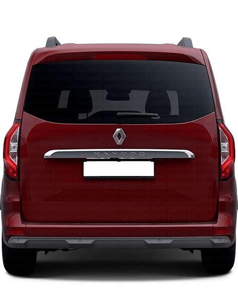 Renault Kangoo 2021-present Dimensions Rear View