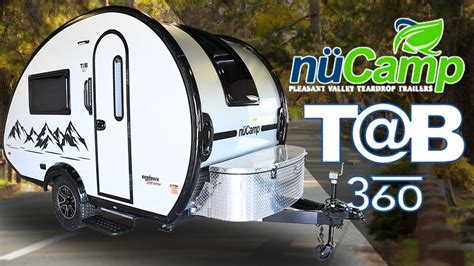 The Brand New Tab Teardrop Trailer From Nucamp Model Youtube