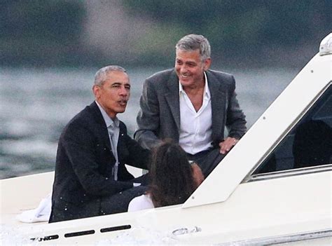 The Obamas Charming Friendship With The Clooneys Goes Way Back E News