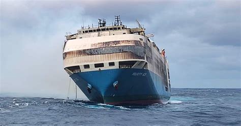 Cargo Ship Sinks With Luxury Cars, Polluting Azores Seabed