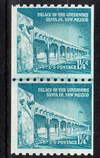 MOstamps US Scott 1054A Mint OG NH Coil Line Pair Lot HS D985